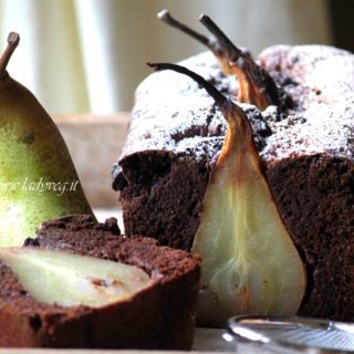 plumcake vegan pere e cacao